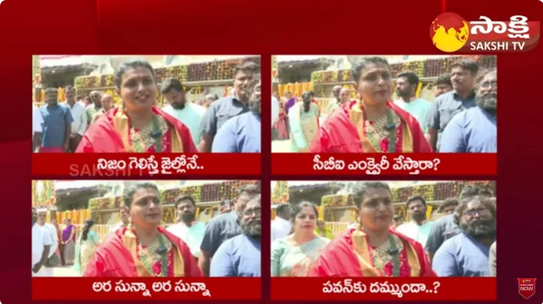 Minister RK Roja Funny Satires on Pawan Kalyan Nara Lokesh and Bhuvaneshwari