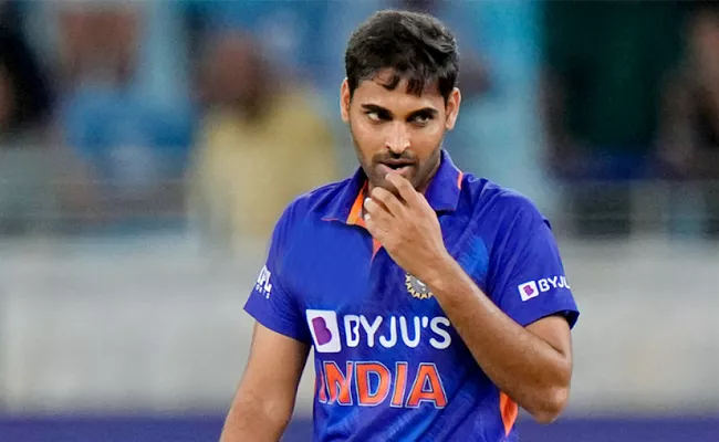 Bhuvneshwar Kumar Bags Five Wickets Haul Against Karnataka SMT 2023 - Sakshi