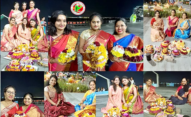 Grand Saddula Bathukamma Celebrations In Hong Kong - Sakshi