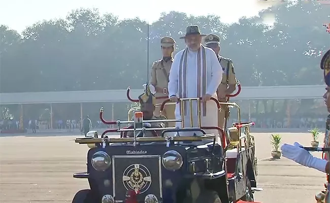 hyderabad: Amit Shah Attended Passing Out Parade Of Ips - Sakshi