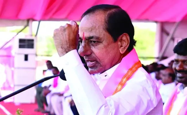 KCR meetings in Paleru and Mahbubabad and Warangal - Sakshi