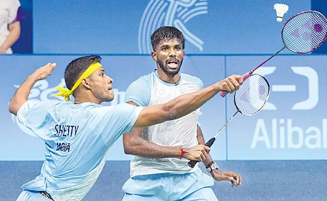 Satwiksairaj Rankireddy and Chirag Shetty crash out in Round of 16 - Sakshi