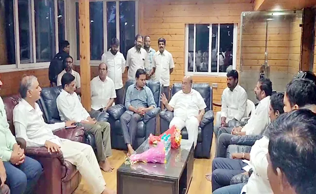 KTR Harish Rao Meets Nagam janardhan Reddy - Sakshi