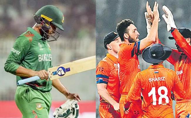 WC 2023 Ban vs Ned Shakib Al Hasan: Very Poor With Bat As Bad As It Gets - Sakshi