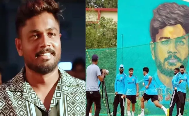 WC 2023 Ind Vs Ned Warm Up: With Team India Sanju Samson Post Viral - Sakshi