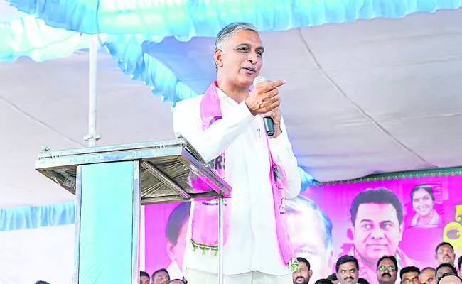 Minister Harish Rao in Narsapur election assembly - Sakshi