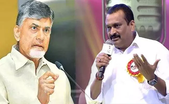 Bandla Ganesh Funny Comments At Chandrababu Meeting In Gachibowli - Sakshi