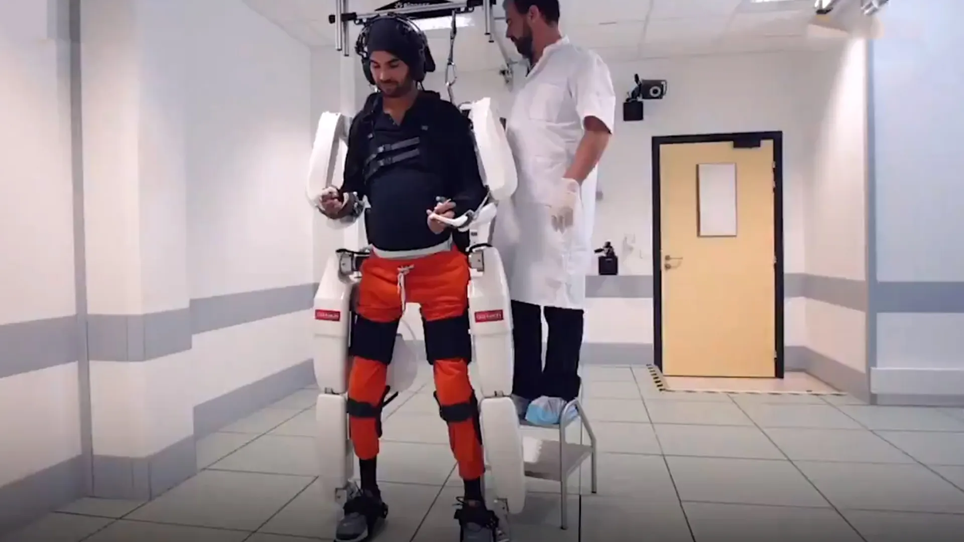 Viral Video: A Man Who Couldnt Move Considered The Act Of Walking, And His Exoskeleton Took Care Of The Rest