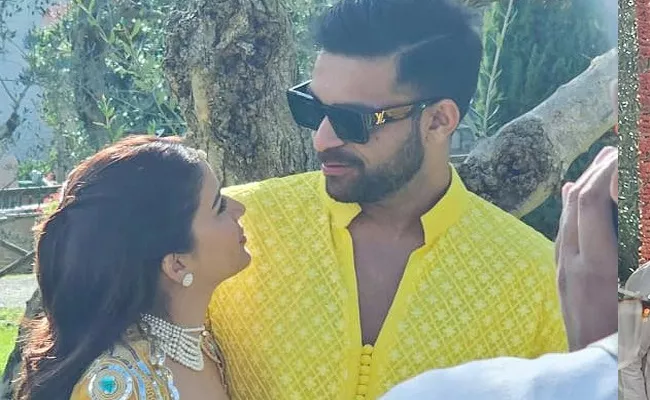 Varun Tej and Lavanya Tripathi Haldi ceremony sparks joy in Italy  - Sakshi