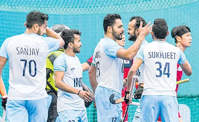 Indian mens hockey team in the final - Sakshi