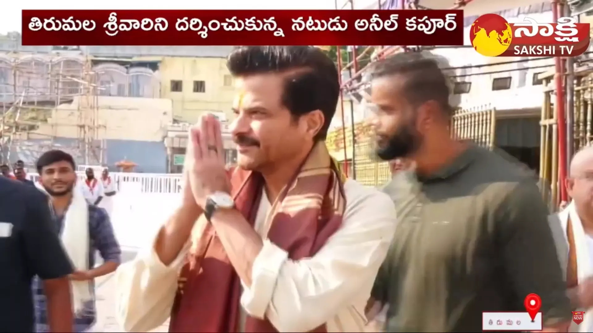 Bollywood Actor Anil Kapoor Visits Tirumala