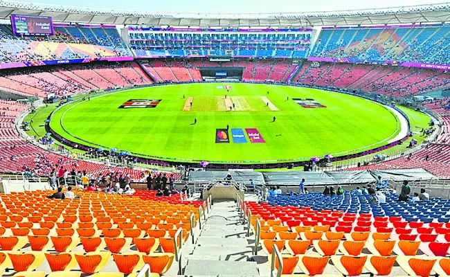 Most of the stadium is empty  - Sakshi