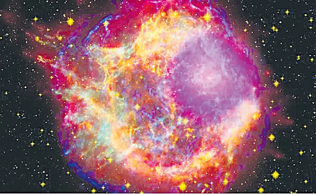 Astronomers Observe Remnants of a Failed Supernova Using the James Webb Space Telescope - Sakshi