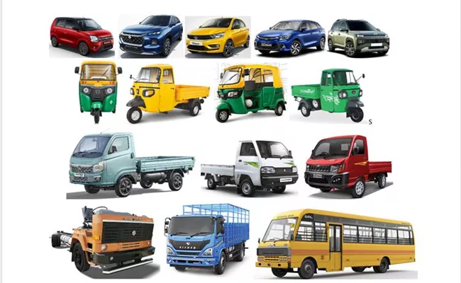 Cng Vehicle 666,000 Units Sales In January - Sakshi