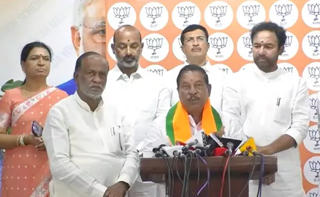 Rathod Bapu Rao Joined In BJP - Sakshi