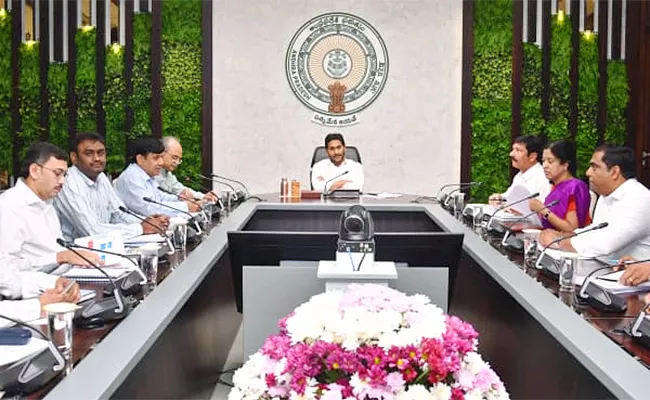 CM Jagans Review On Housing Construction Department - Sakshi