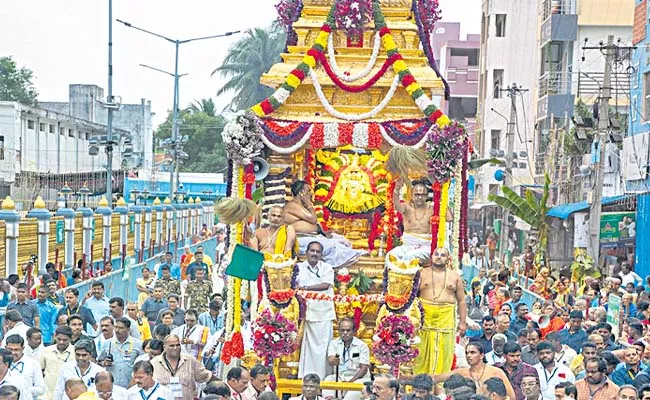 Kartika Brahmotsavam of Goddess Sripadmavati - Sakshi