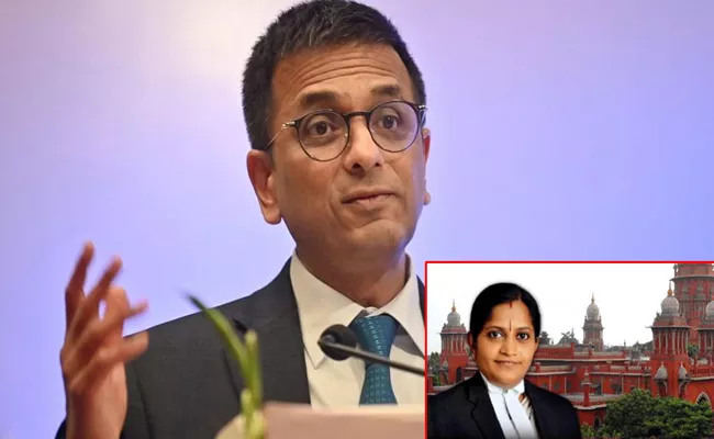 CJI Chandrachud on Justice Victoria Gowri - Sakshi