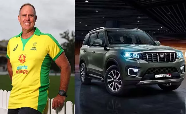 Australian Star Batter Buys Mahindra Scorpio N Video Viral - Sakshi