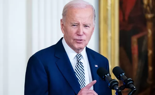 Joe Biden Tongue Slip Israel Hamas War Pause Comments - Sakshi