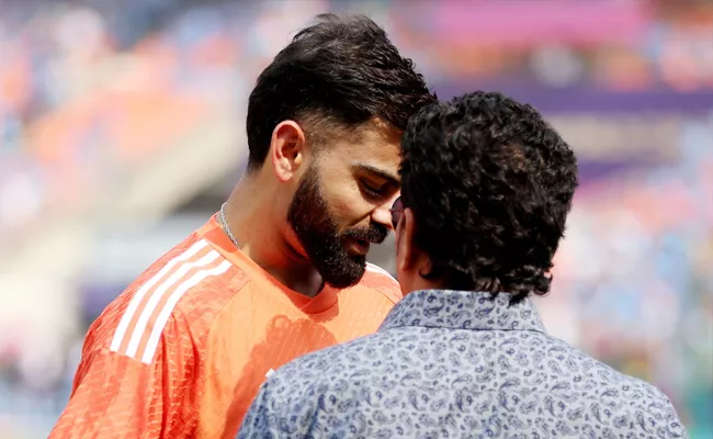 Sachin Consoles Kohli Rohit Sharma After India WC 2023 Final Loss - Sakshi