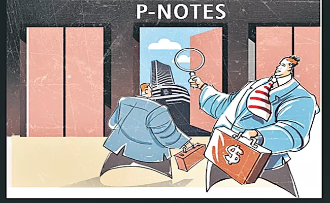 Investment via participatory notes slip to Rs 1. 26 trillion in October - Sakshi