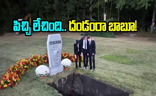 MrBeast  7day burial stunt leaves him in mental agony - Sakshi