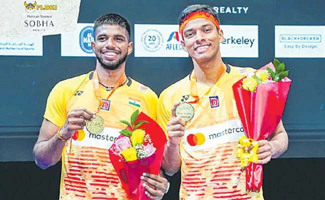 Satwik and Chirag pair in BWF annual award race - Sakshi