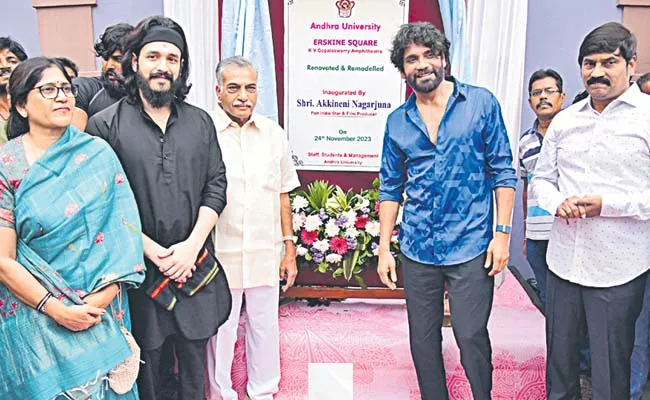 Reopening of historical theater in AU - Sakshi