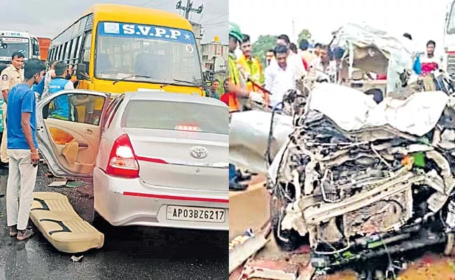 Seven people died in different road accidents - Sakshi