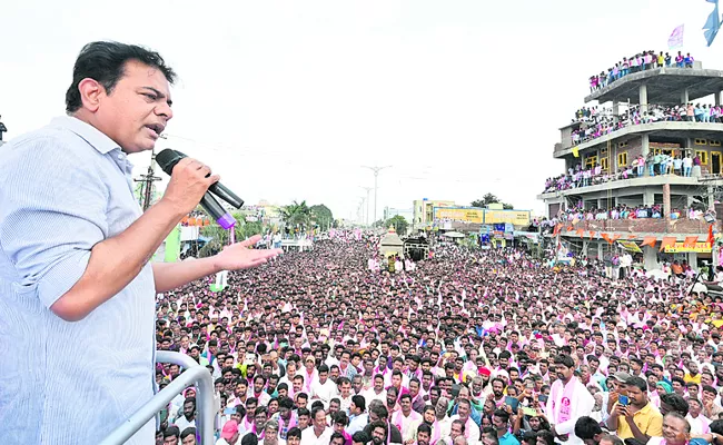 Minister KTR Participates In Malakpet Road Show - Sakshi