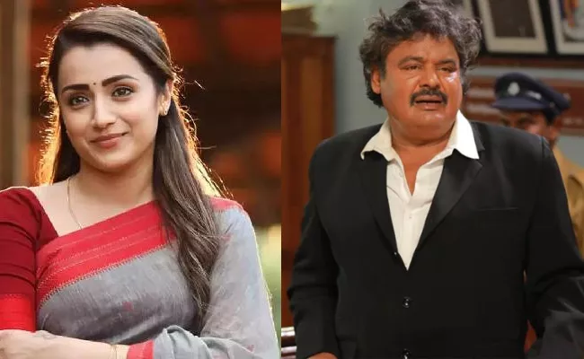 Mansoor Ali Khan And Trisha Krishnan Issue No End Card - Sakshi