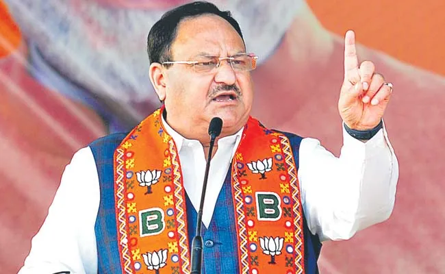 JP Nadda in Hyderabad campaign events - Sakshi