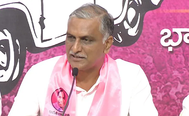 Harish Rao Criticize Congress Over Farmers Issues - Sakshi