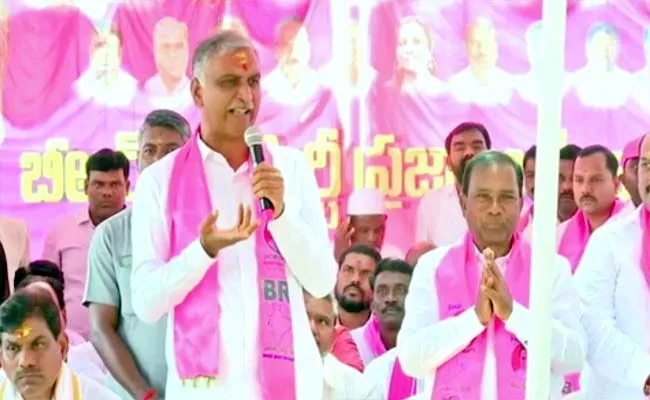 Minister Harish Rao Serious On Congress Over Rythu Bandhu - Sakshi