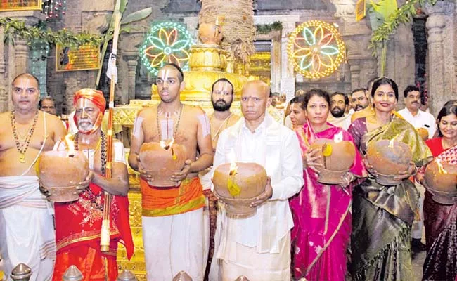 Kartika Deepotsavam in Tirumala - Sakshi