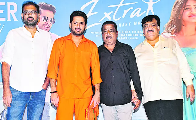 Extra Ordinary Man Trailer Launch - Sakshi