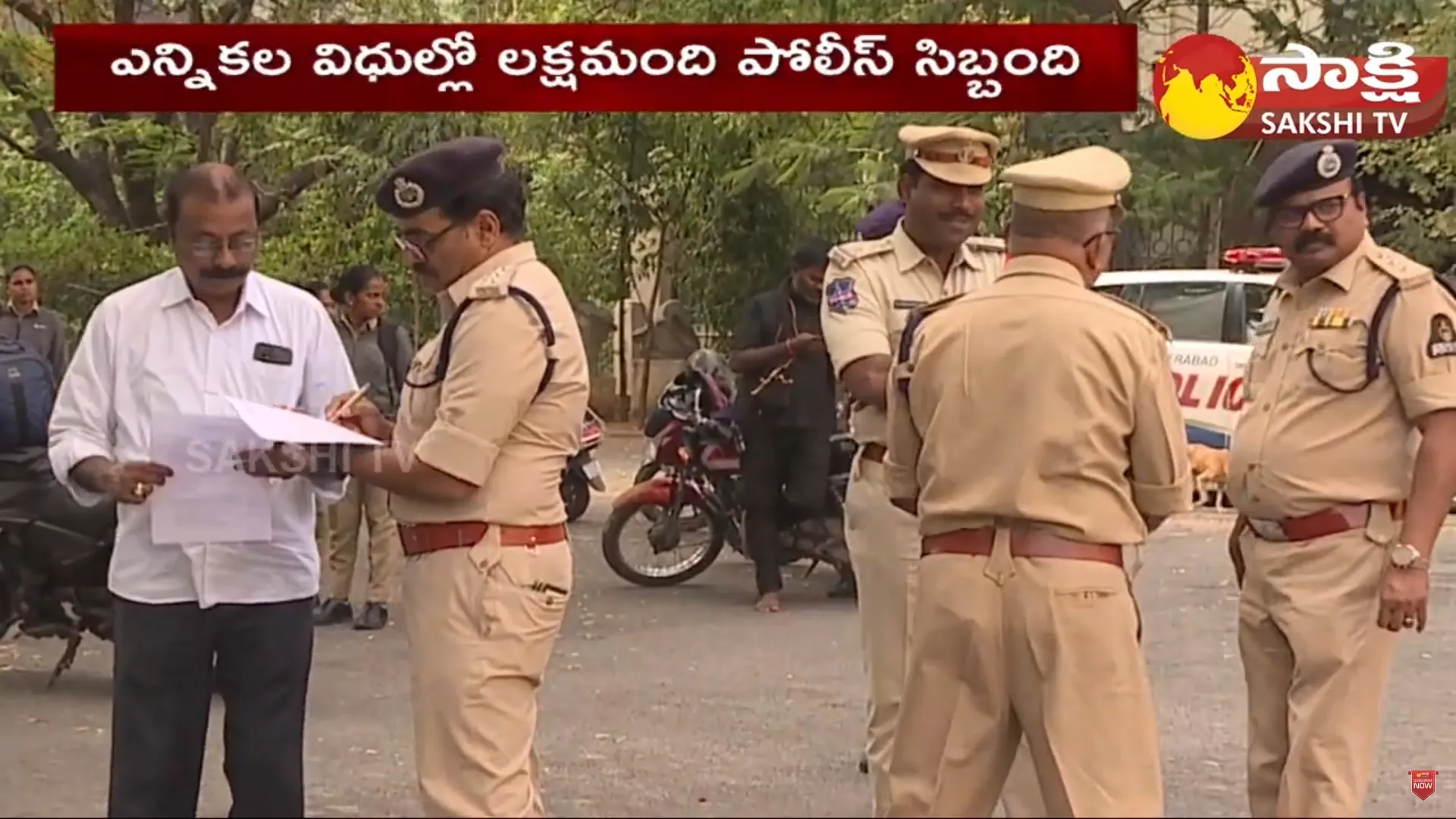 One Lakh Police Security For Telangana Assembly Election Polling