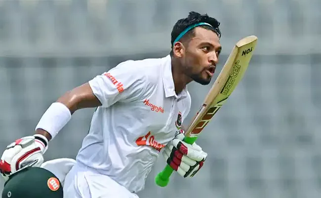 Najmul Hossain Shanto Joins Virat Kohli In An Elite List With Century On Test Debut - Sakshi