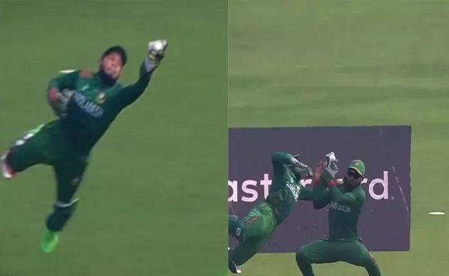  Mushfiqur Rahim claims a stunning diving catch to dismiss Kusal Perera - Sakshi