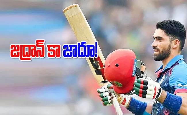 Aus Vs Afg Ibrahim Zadran Becomes 1st Afghan Batter To Score WC 100 - Sakshi