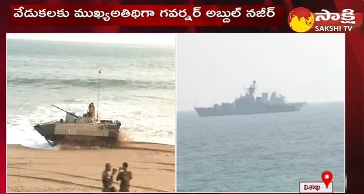 Navy Day Celebrations In Visakhapatnam RK Beach