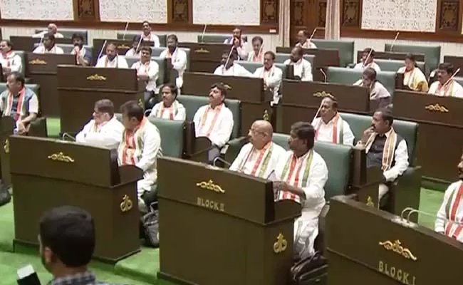 101 out of 119 members of the Assembly took oath - Sakshi