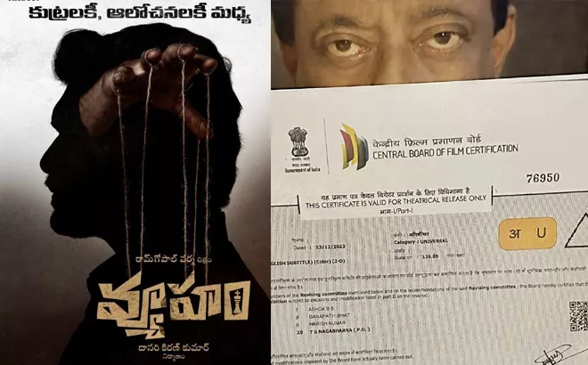 Censor Clear For RGV Vyuham Movie Release Date Fixed - Sakshi