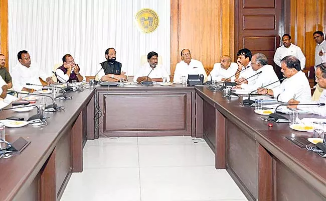 Deputy CM in review on the projects of Nalgonda and Khammam districts - Sakshi