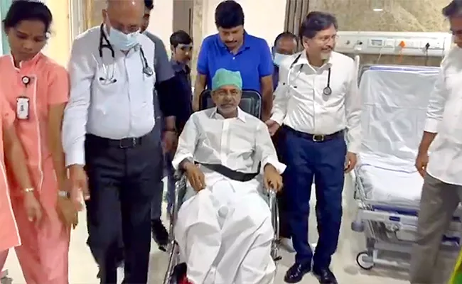 Former Cm Kcr Discharged From Hospital - Sakshi