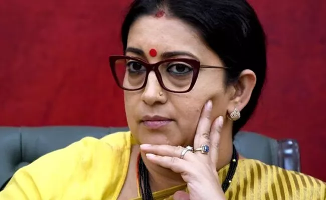 Smriti Irani Hit Venture Capital Funds For Not Backing Women Led Startups - Sakshi