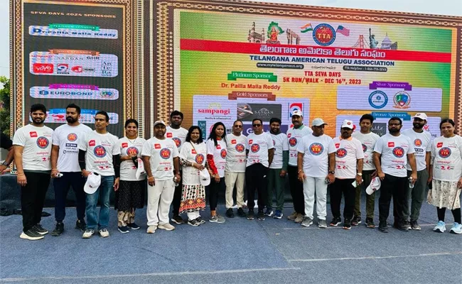 5K Run TTA Seva Days Walk At Necklace Road Hyderabad - Sakshi