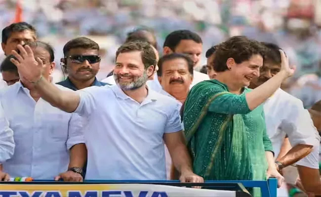 Rahul Gandhi and Priyanka Gandhi Fight in UP Lok Sabha Elections - Sakshi