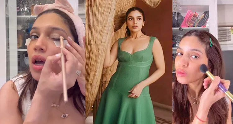 Bollywood Actress Bhumi Pednekar Makeup Video